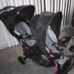 Sit and Stand Double Baby Stroller 