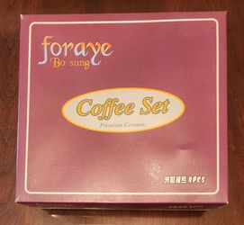 Foraye Bo Sung Premium Ceramic Coffee Table Set for 2