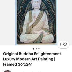 Acrylic Buddha Painting 