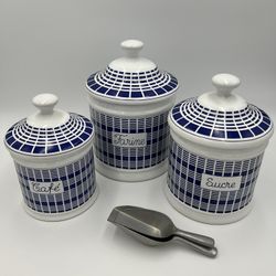 Williams Sonoma Pantry Porcelain Canisters