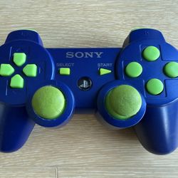***NO TRADES!!!*** blue DualShock 3 controller with custom buttons ***NO TRADES!!!***