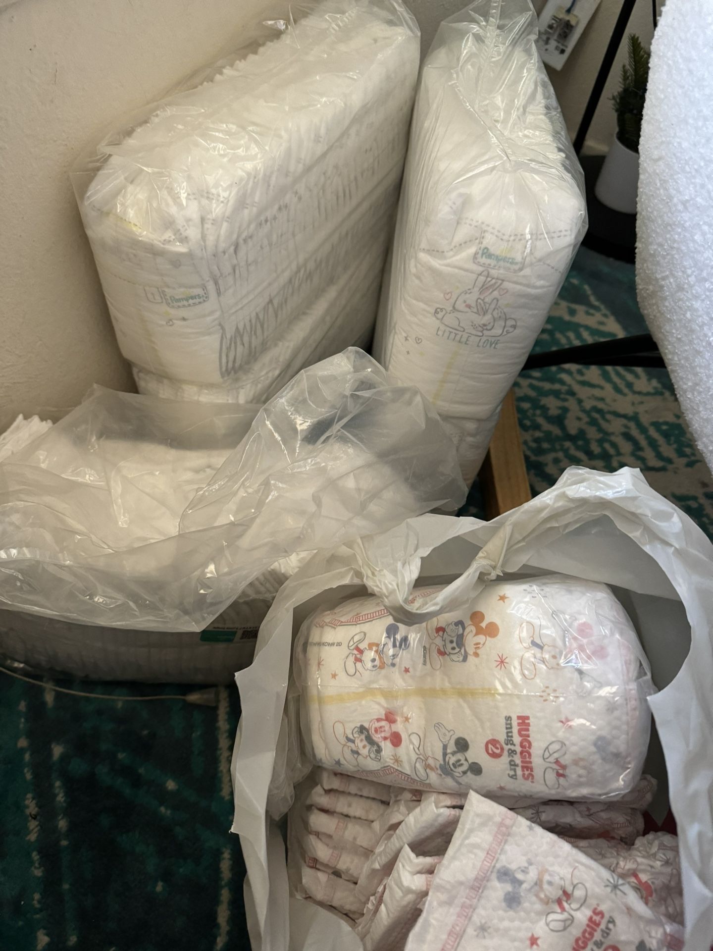 Baby Diapers Size 1 And 2 