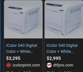 Uninet 540 white toner printer