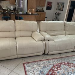 Wide Recliner Couch 