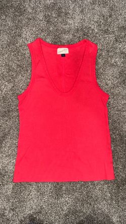 Universal thread orange tank top