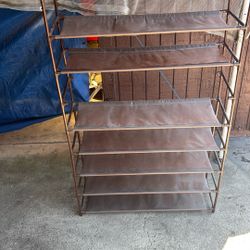 Shoe Rack On Extra Slot For Boots Great Condition 