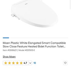 Brand new MOEN Bidet Seat