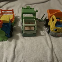 3 Toy Trucks