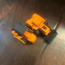Toy Tractor And Backhoe For Kids Diecast