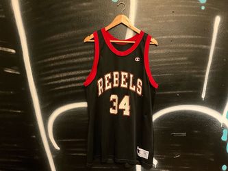Vintage Champion UNLV Runnin' Rebels Jersey - Black - 48/XL