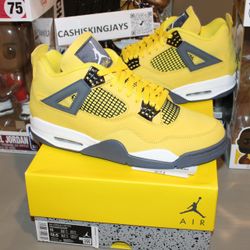 Jordan 4 Retro Lightning (2021) Size 10 , 11 Brand New Meet Ups at Durango Casino 🎰 