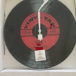 Brand  New Vinyl Record Glass Clock 