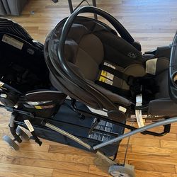 Twin baby trend car seat stroller