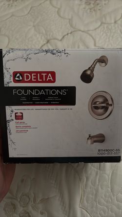 3 pieces shower head and tub