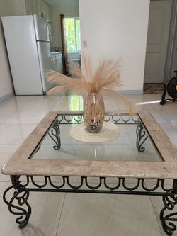 Coffee table and matching end table
