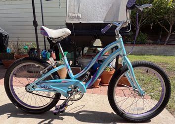 Bella Liv Girls 20” Cruiser Bike Light Blue