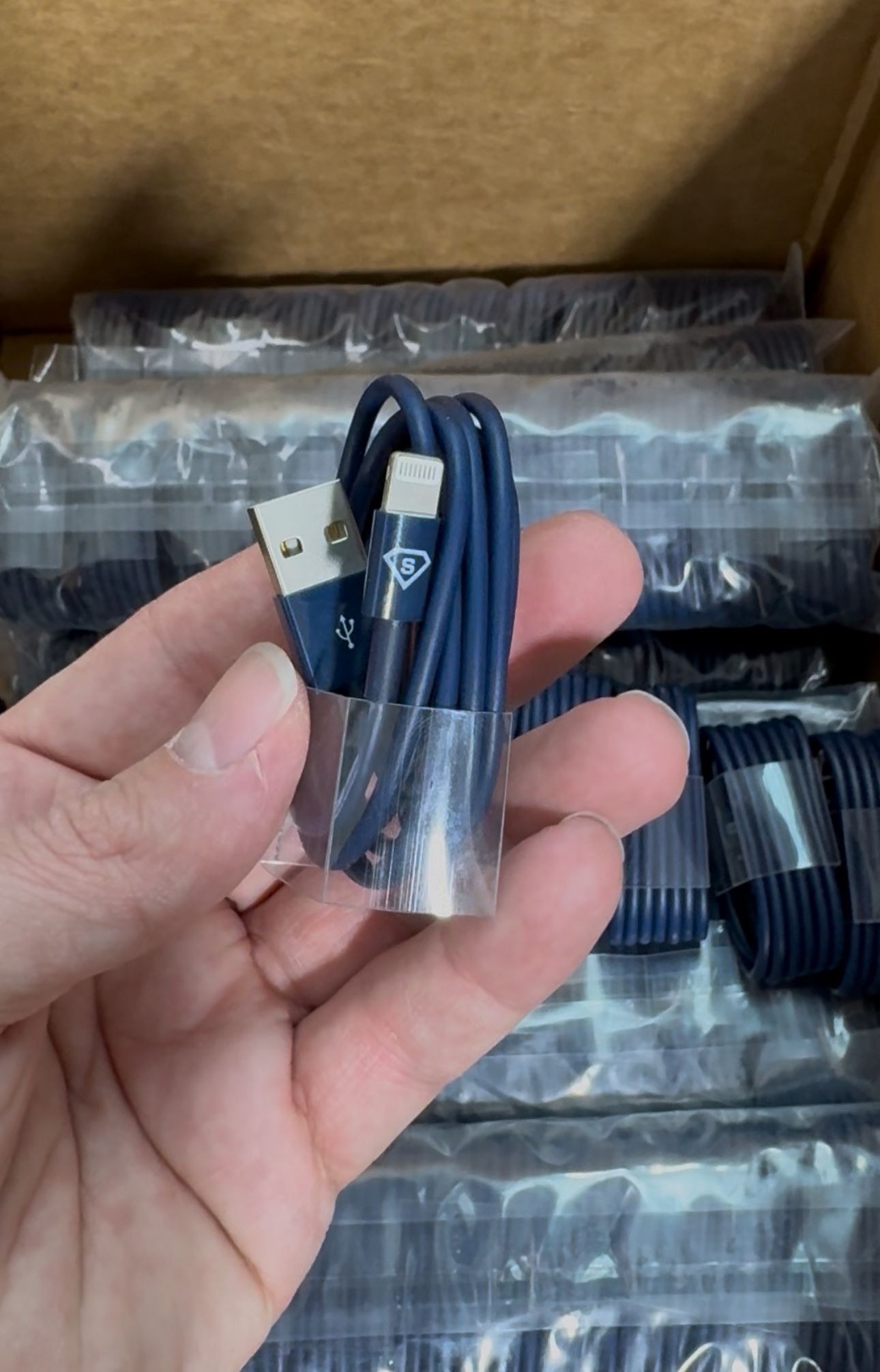 50x 100x 200 Charger Charging Cables For iPhone X XR 11 12 13 14 & iPad USB Lightning Wholesale Lot