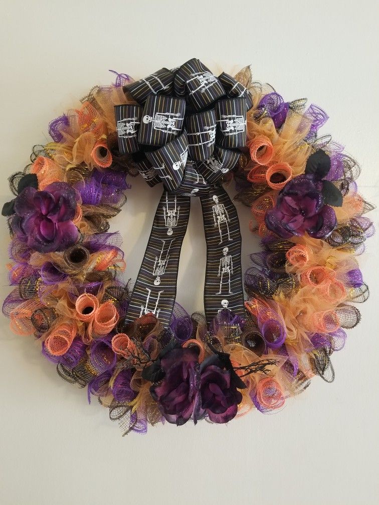 Handmade Halloween Wreath