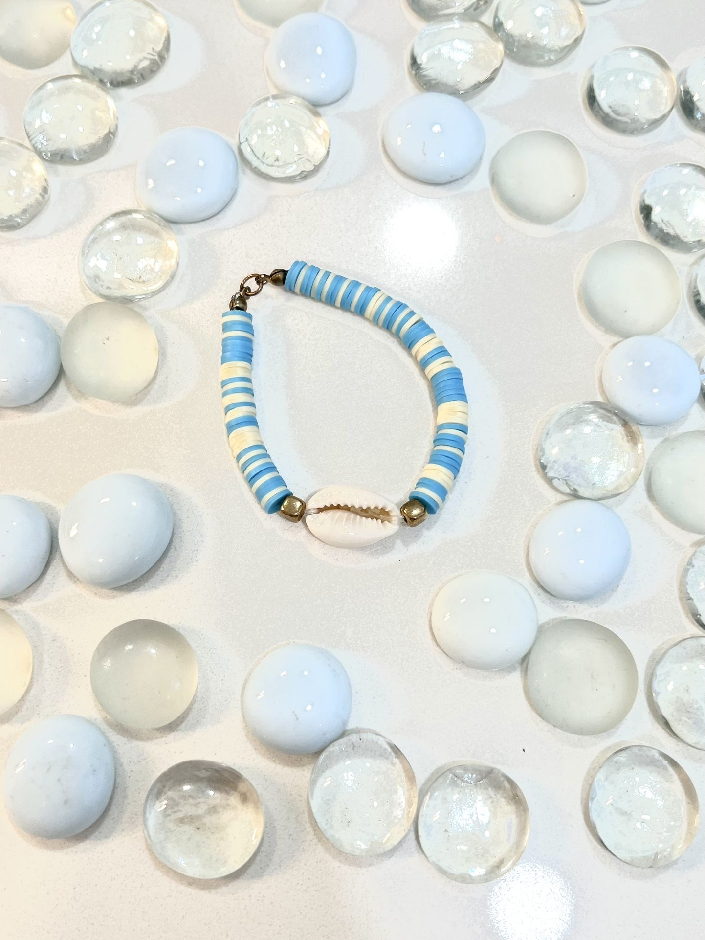 Coastal Charms Clay Bead Bracelet