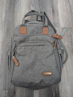 Iniuniu Gray Diaper Bag