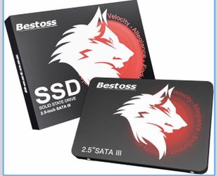Bestoss 128GB SSD - 2.5" SATA III 6Gb/s Internal Hard Drive, Up to 550MB/s