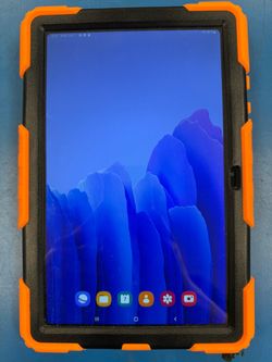 Samsung Galaxy Tab A7 with Rugged Case