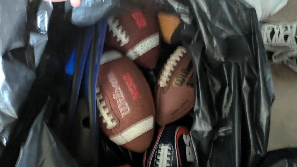 A Lot Of Footballs