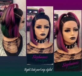 Human Hair Blended Lace Front Wig