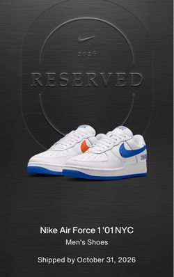 Nike Air Force 1'01 NYC  Size 12