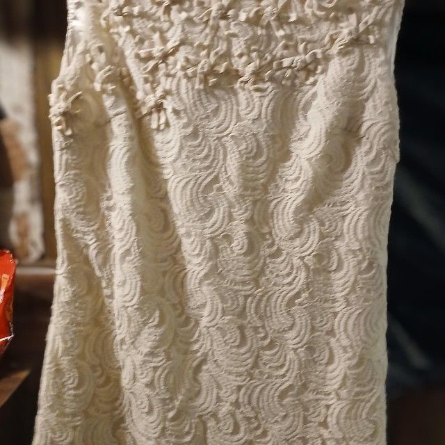 Whish Lace Shift Dress, Cream