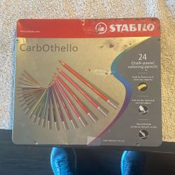 24 Chalk-pastel Coloring Pencils
