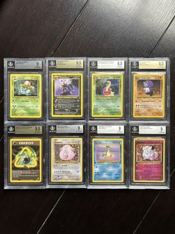 BGS Graded Mint Pokemon Card Lot