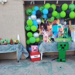 Minecraft PARTY DECOR!!!!