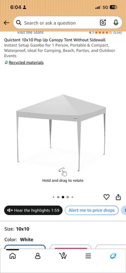 New pop up canopy