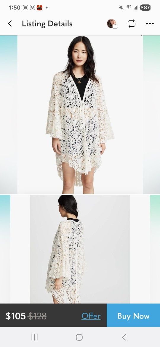 Free People Jacket Tunic 