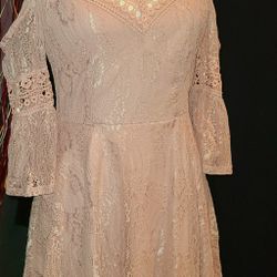 Dress light rose color