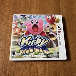 Kirby Triple Deluxe for Nintendo 3DS XL New 2DS game System Console Kirby’s Kirbys