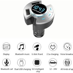BT17 Car Bluetooth Fm Transmitter 