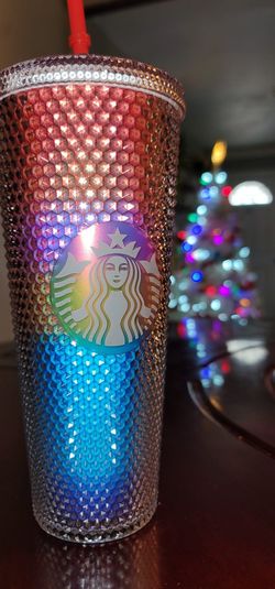 Starbucks-rainbolw-Studded-Tumbler
