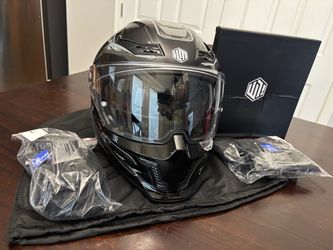 BRAND NEW ILM MF509 MOTORCYCLE HELMET XL – EXTRAS INCLUDED