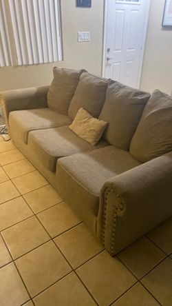 Couch with bed