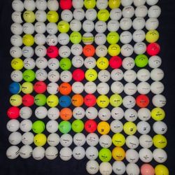 Used &Cleaned Assorted Golf Balls 162 Counts