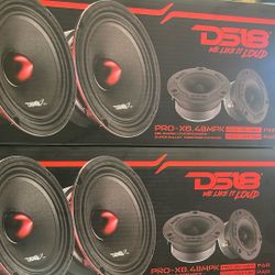 DS18 Pro-x6.4MPK 6.5 Speaker And Tweeter 