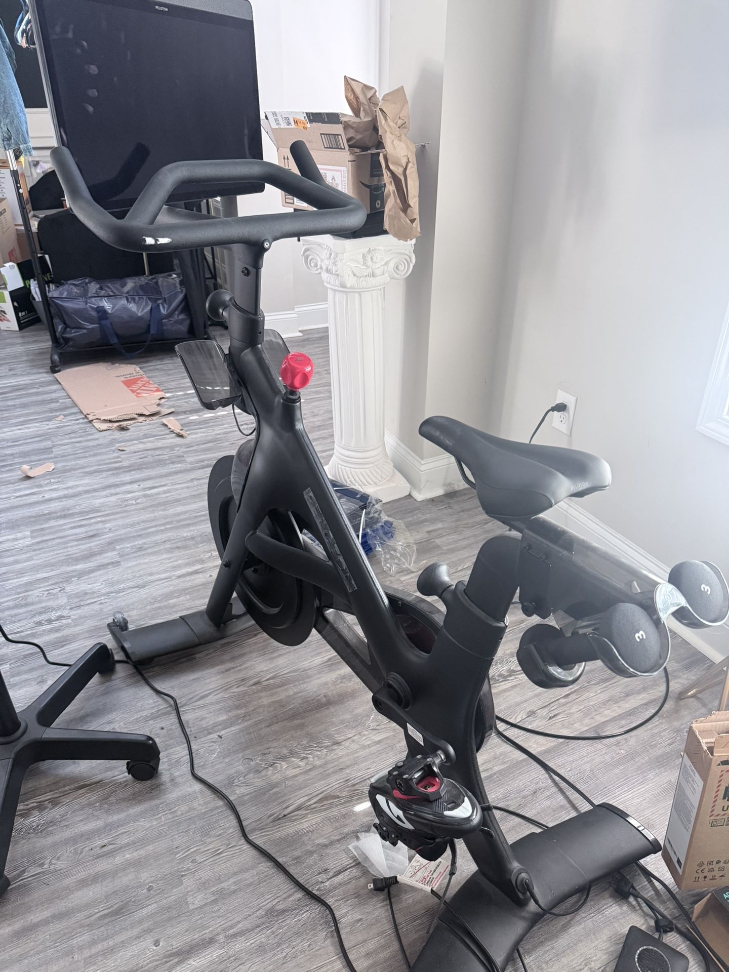 Peleton Bike with Swivel Screen