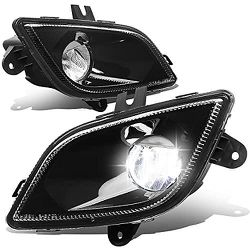 black LED headlights Reflector Fog Lights Compatible with 18-22 Freightliner Cascadia par de luces antinieblas reflectoras LED
