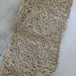 Natural fiber table runner 96" inches long