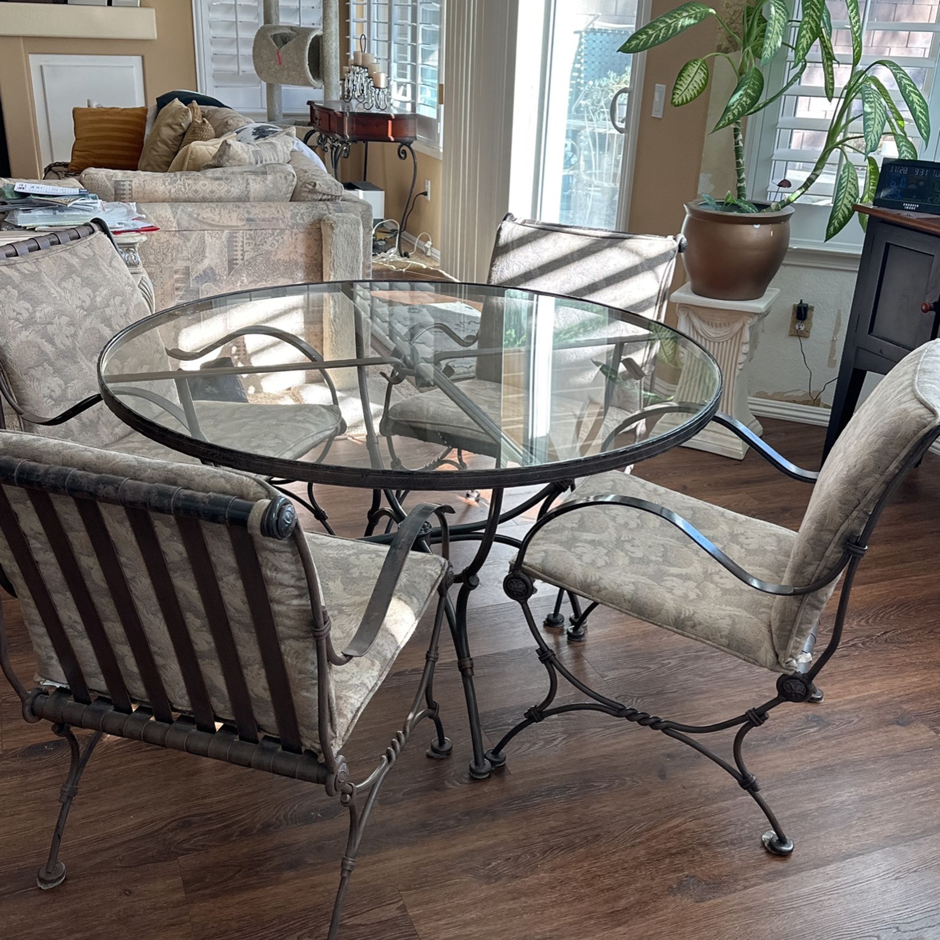 Wrought Iron Dining Set