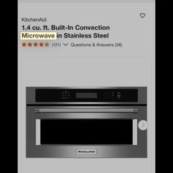 Kitchenaid Built In Convection Microwave 