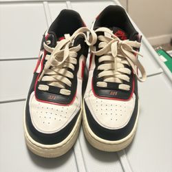 Nike Air Force 1 Shadow " White/ Red/Black"