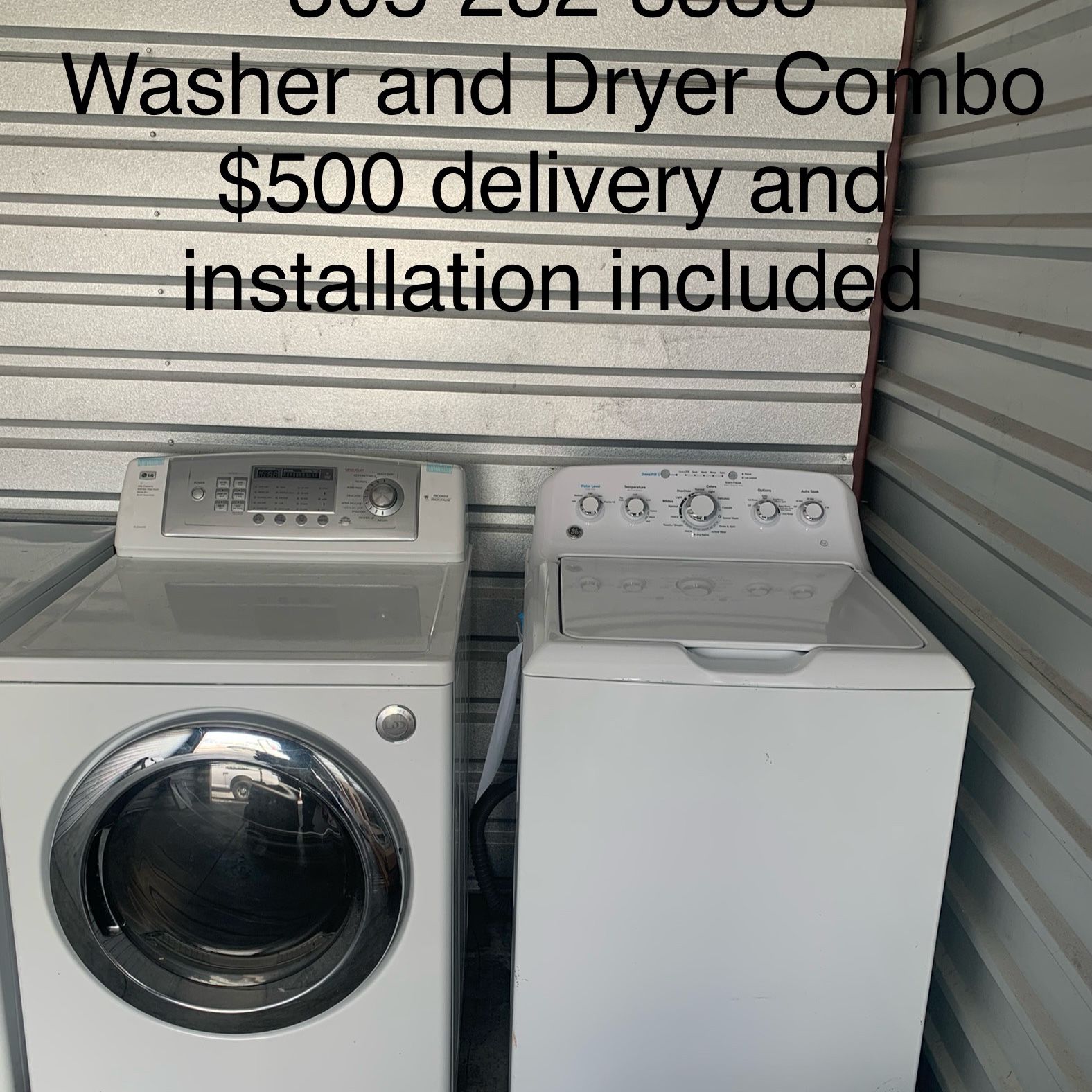 Used Washer and Dryer